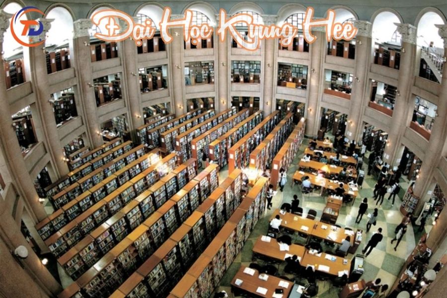 Đại Học Kyung Hee có thư viện lớn và rất nhiều đầu sách