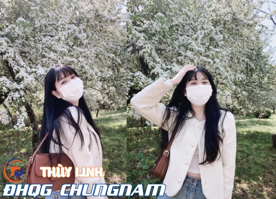 Thùy Linh – Sinh viên ưu tú, của Tân Đức tại ĐHQG Chungnam
