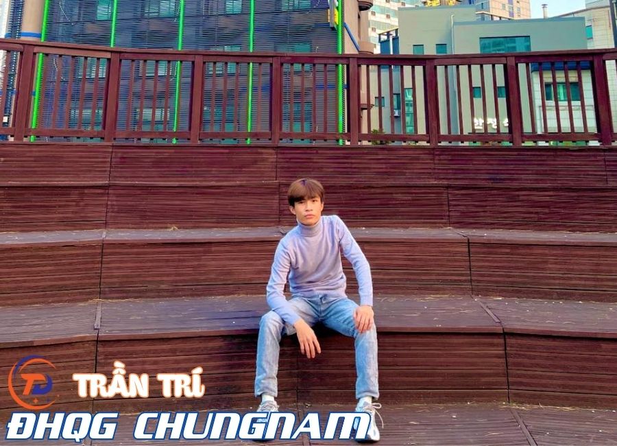 Trần Trí – Sinh viên ưu tú, của Tân Đức tại ĐHQG Chungnam